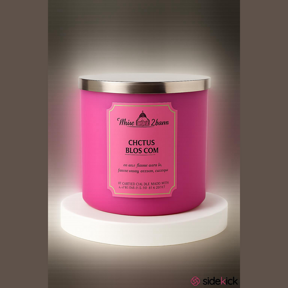 Bath and Body Works 3 Wick Candle Cactus Blossom - Picture 1 of 7